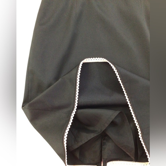 Laundry By Shelli Segal Little Black Dress Pink Trim, sz 8 - Picture 15 of 16